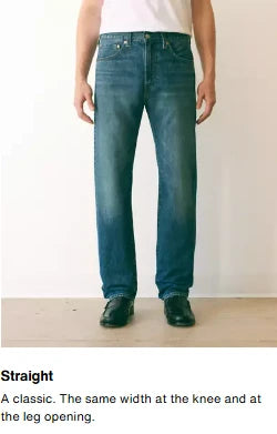 Buy Men's Straight Fit Jeans Online at B...