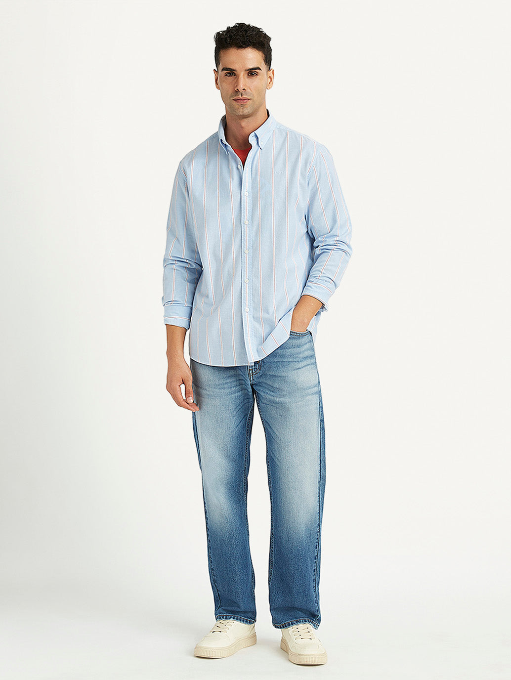 Men's Striped Slim Fit Shirt – Levis India Store