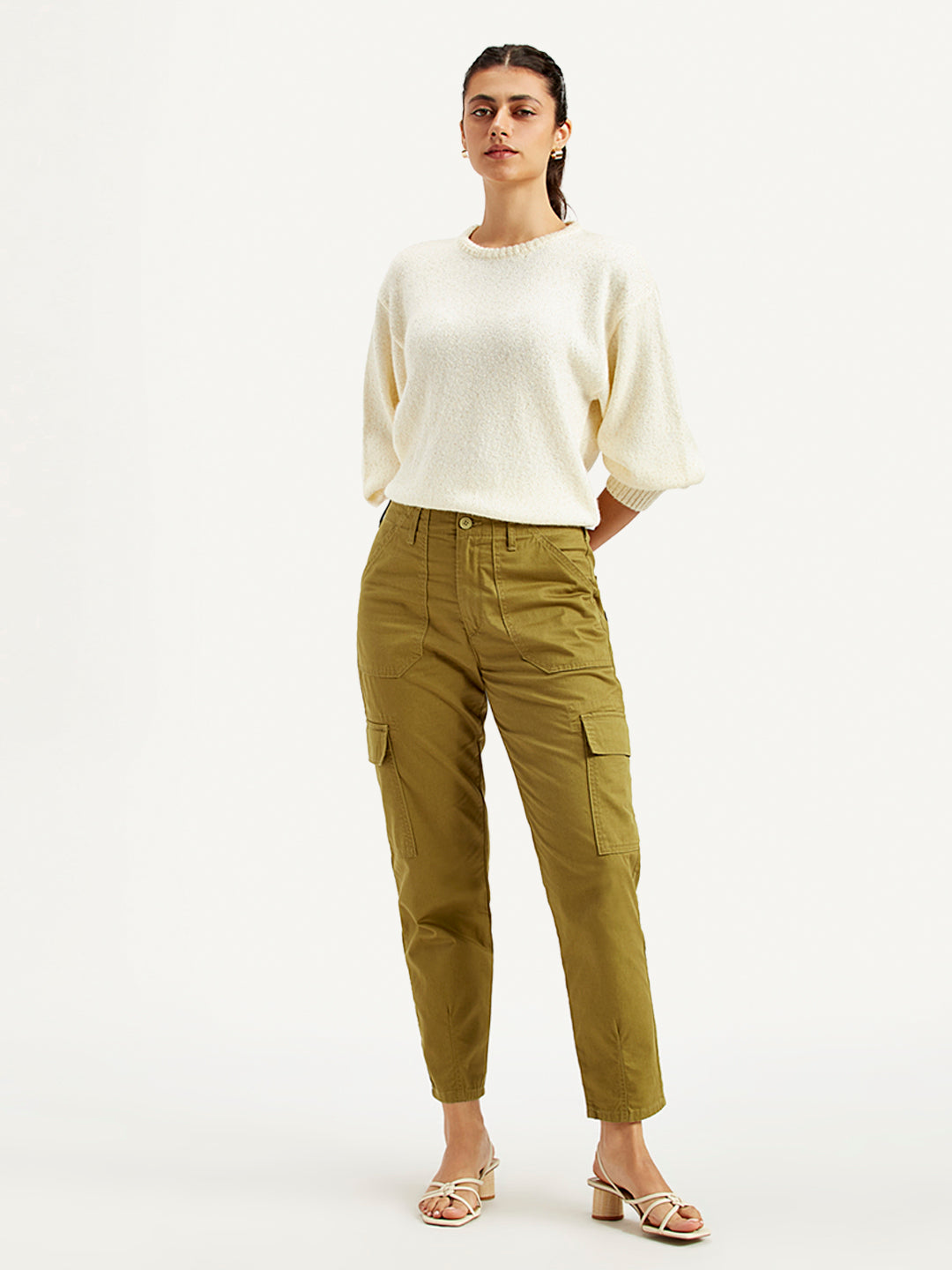Women's High Rise Cargo Trousers – Levis India Store