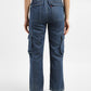 Women's Mid Rise Ribcage Straight Cargo Jeans