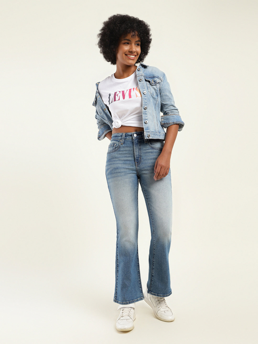 Women's 710 Blue Skinny Fit High Rise Jeans – Levis India Store