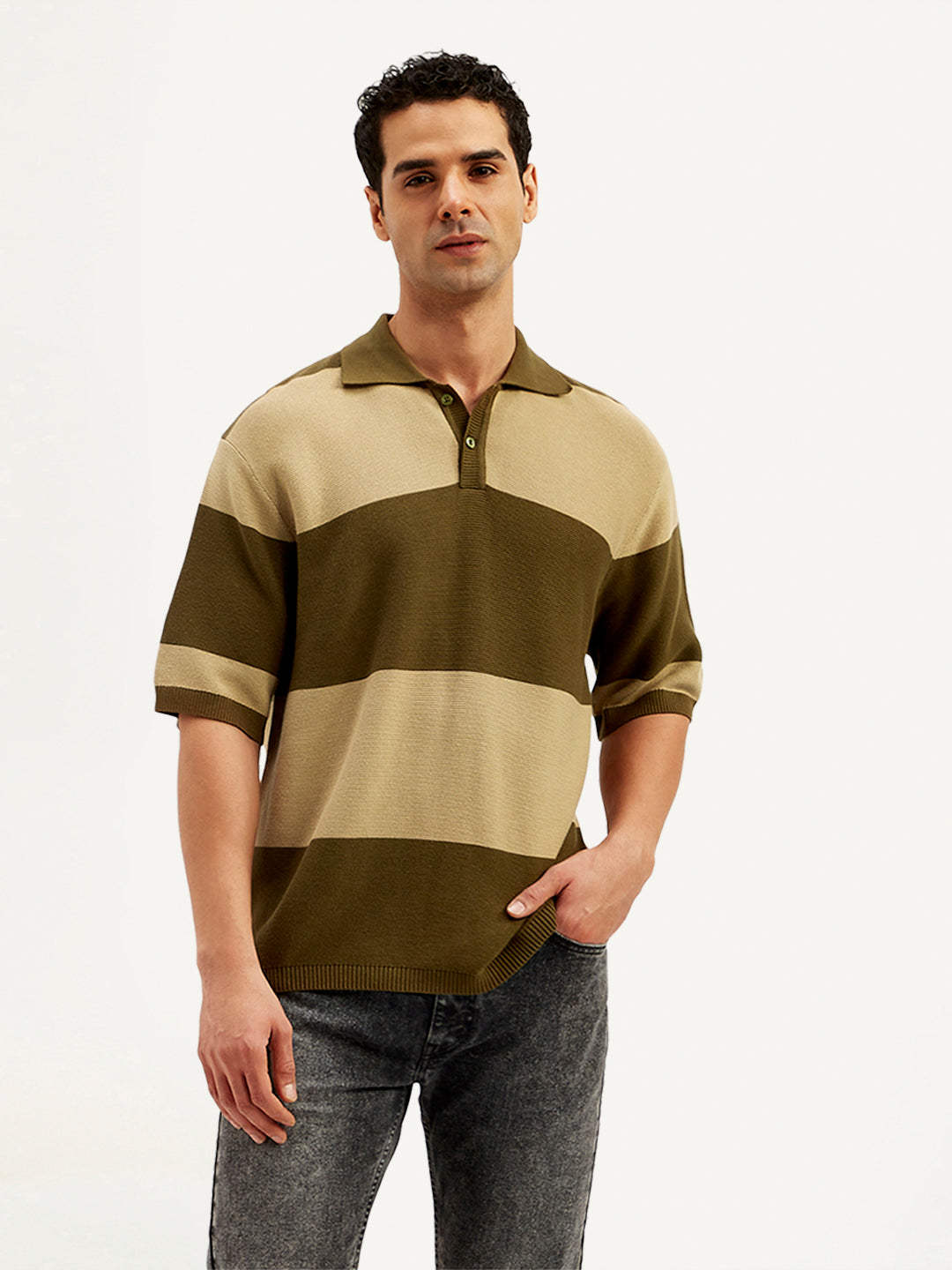 Men's Colorblock Loose Fit Polo T-Shirt – Levis India Store