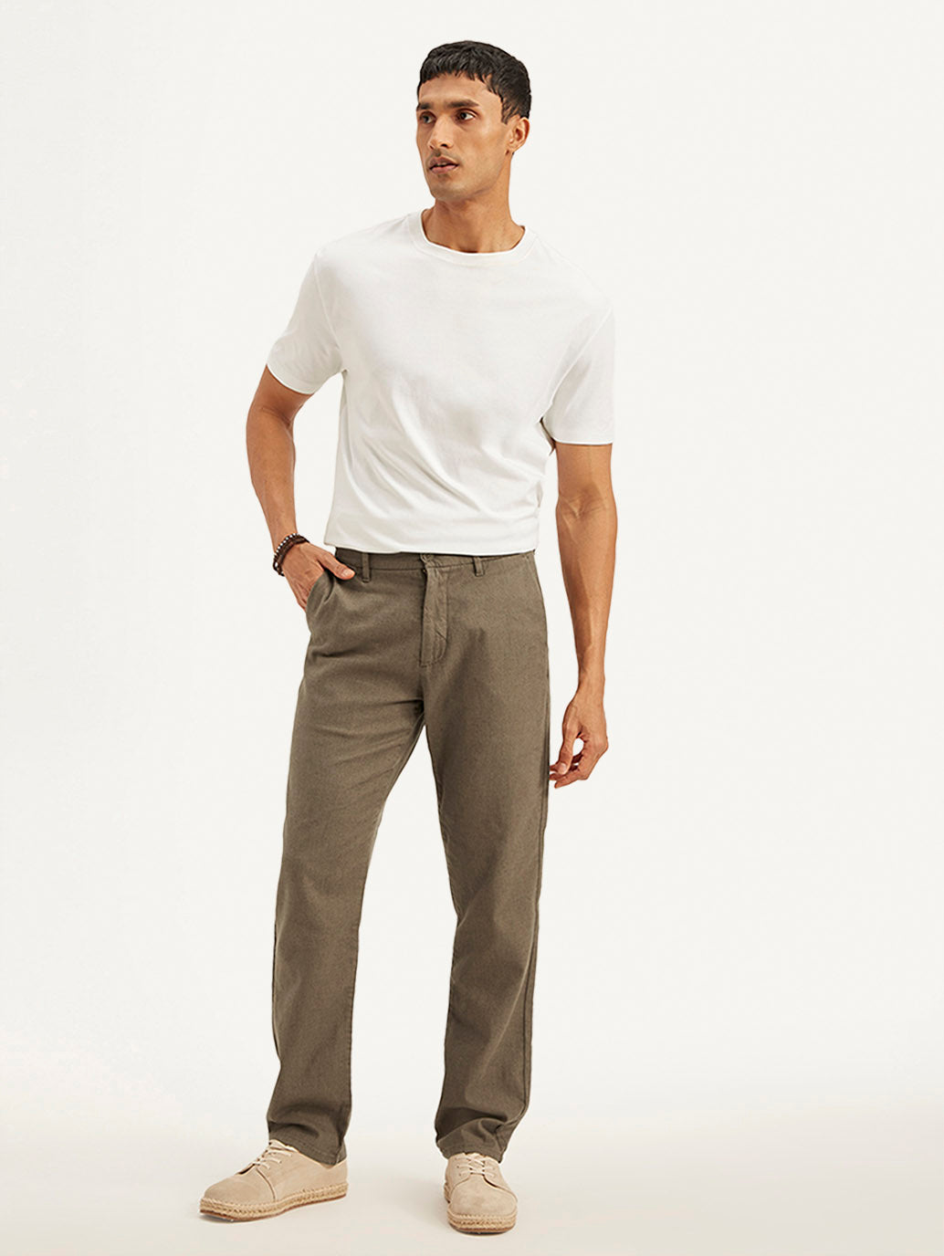 Men's Authentic Straight Fit Linen Chino Pants – Levis India Store