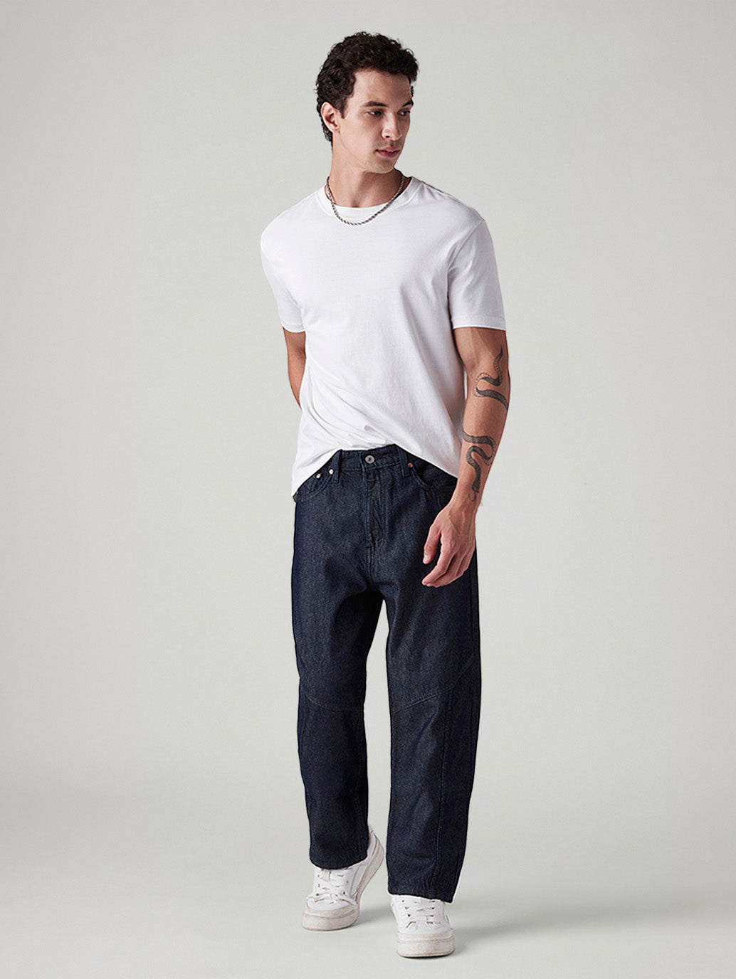 Men's 568 Dark Indigo Loose Fit Mid Rise Jeans – Levis India Store