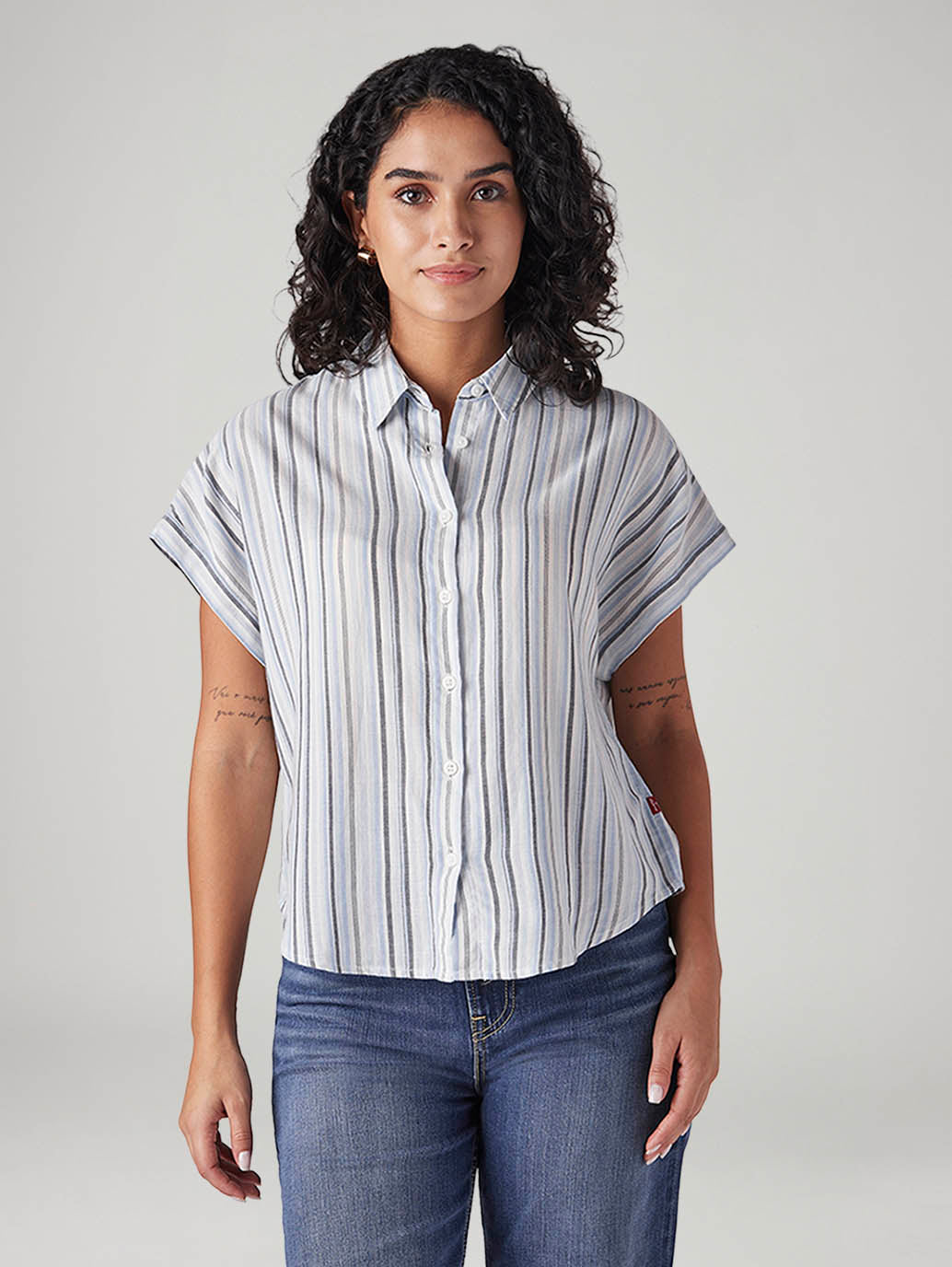 Women's Striped Regular Fit Shirt