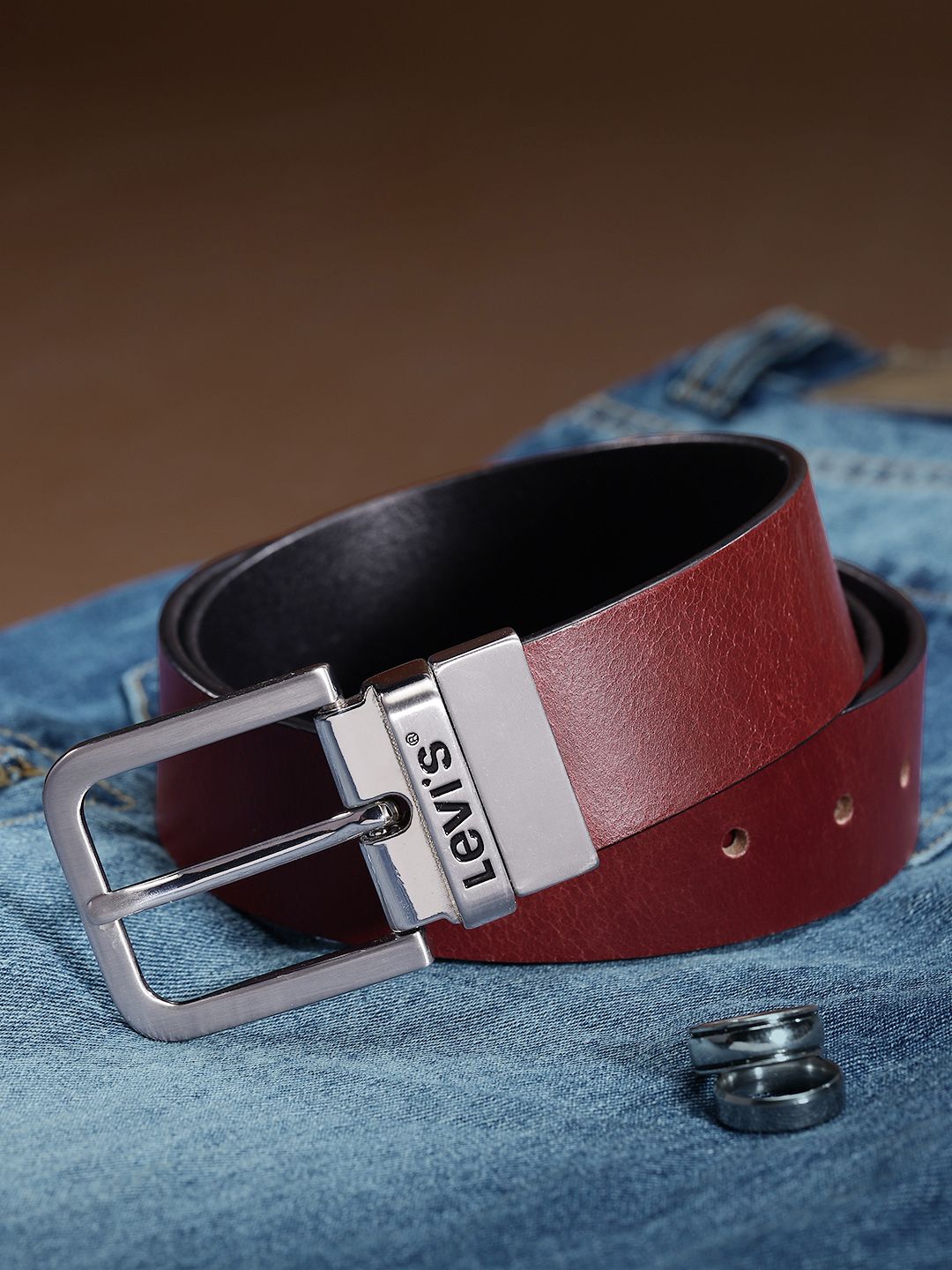 Reversible Belt Top Brand Leather Belts Men's Multicolored