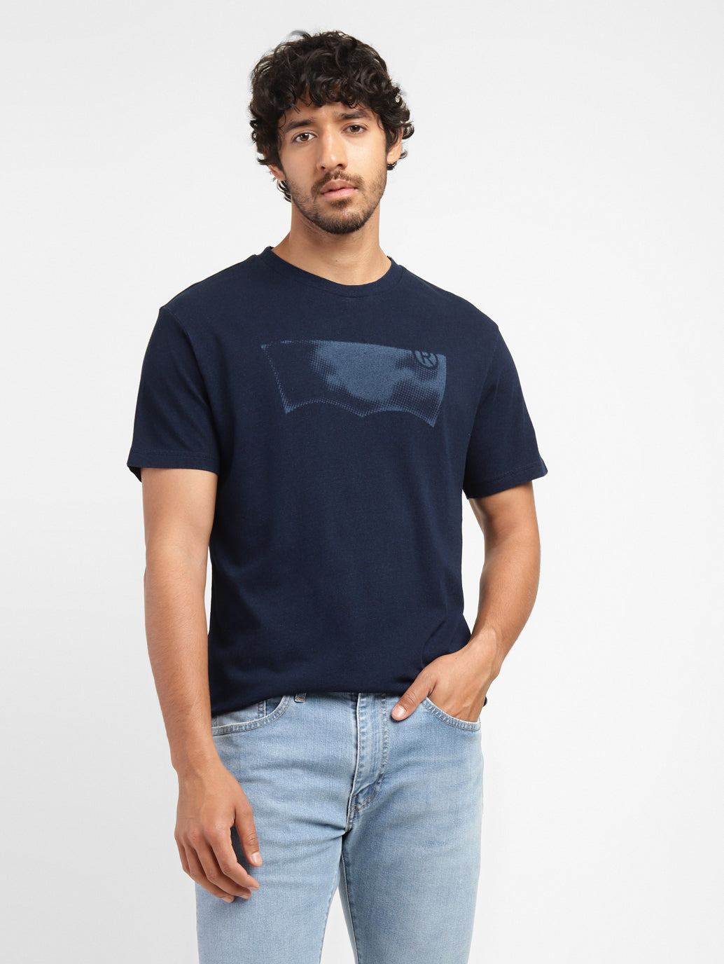 Men's Brand Logo Crew Neck T-shirt