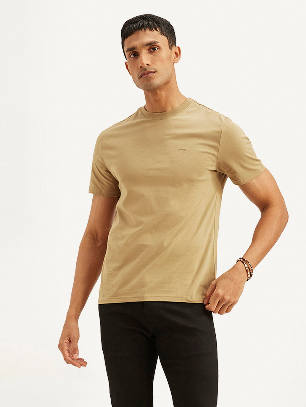 Men's Solid Slim Fit T-shirt