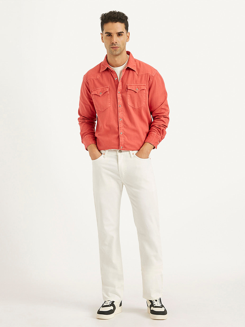 Men's 511 White Slim Fit Mid Rise Jeans – Levis India Store