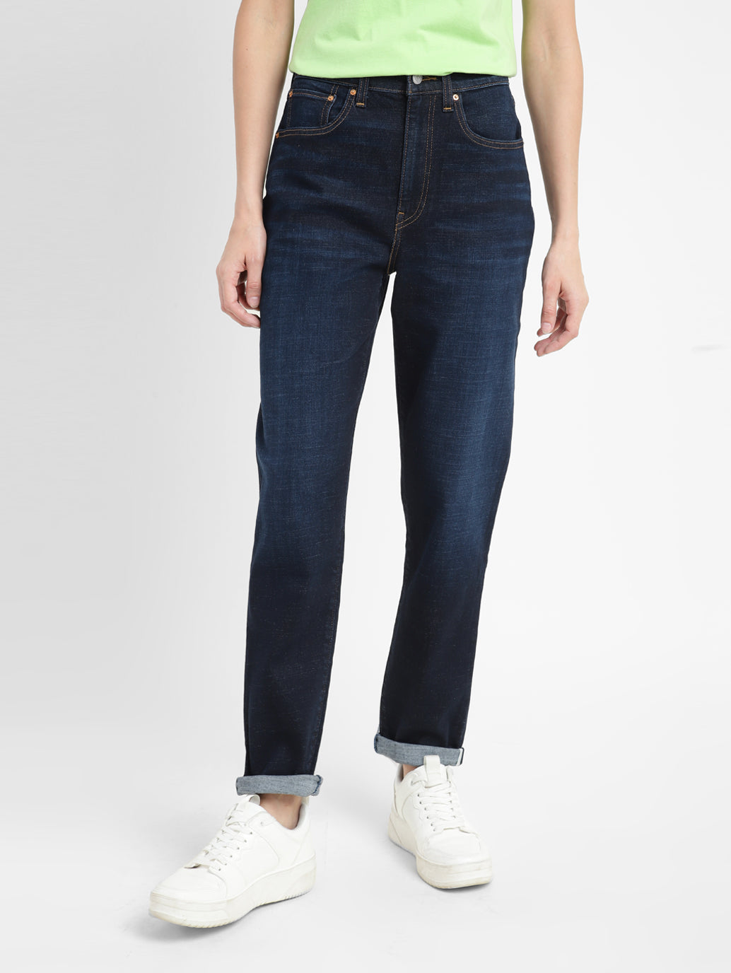 LEVI'S Womens High Waisted Straight Jeans