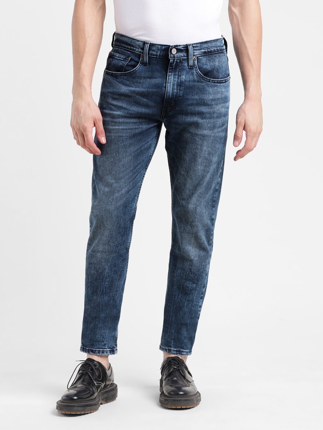 Men's 512 Blue Slim Tapered Fit Mid Rise Jeans
