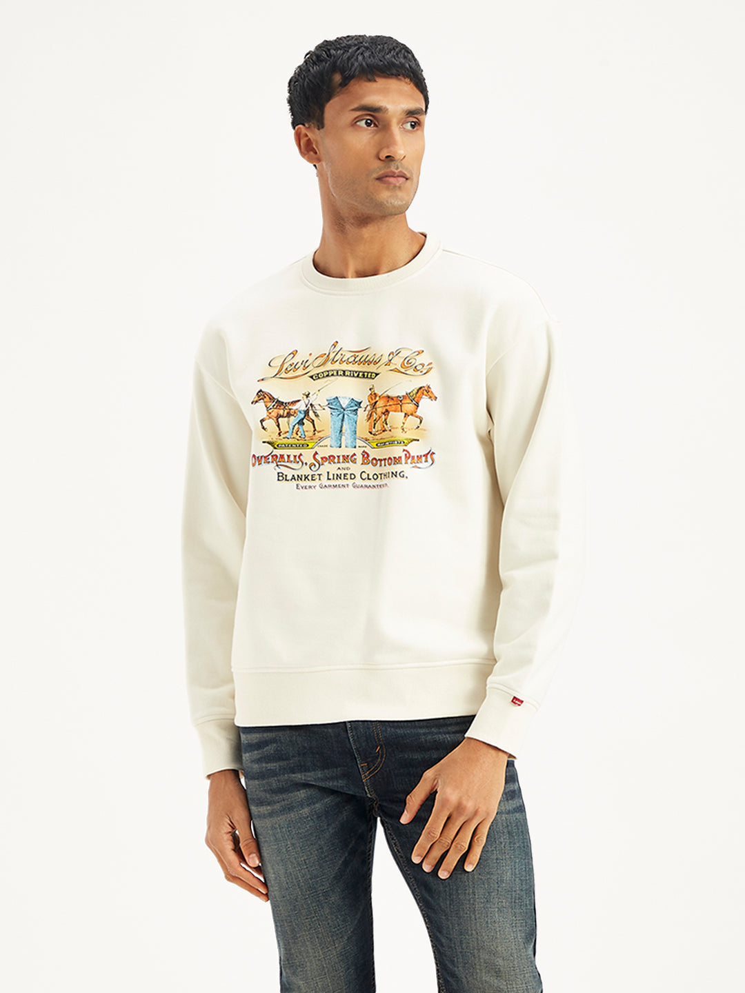 Men's Graphic Print Slim Fit Sweatshirt โ Levis India Store