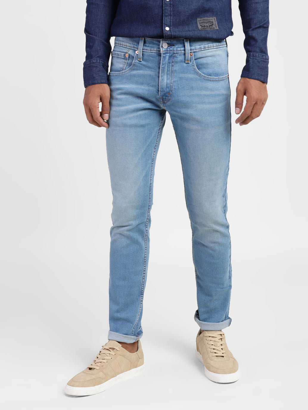 Men's 65504 Blue Skinny Fit Mid Rise Jeans – Levis India Store
