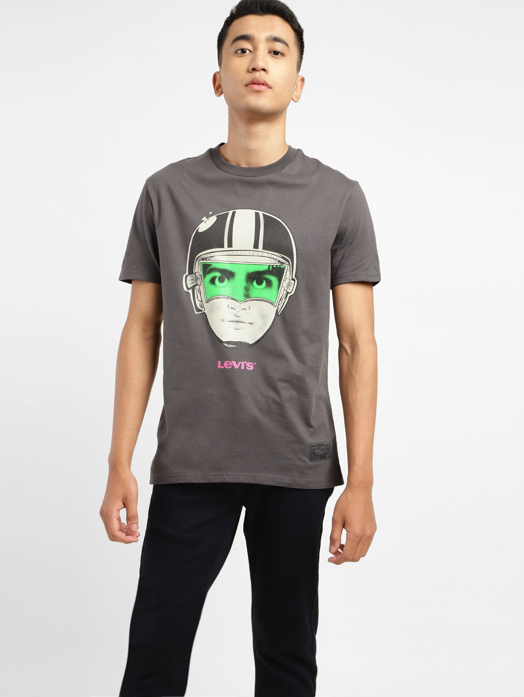 Levi's grey t shirt best sale