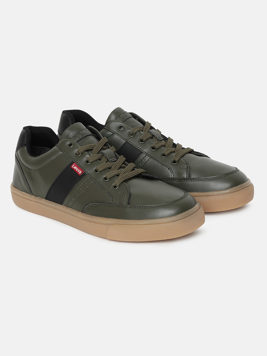Men's Olive Colorblock Shoes – Levis India Store
