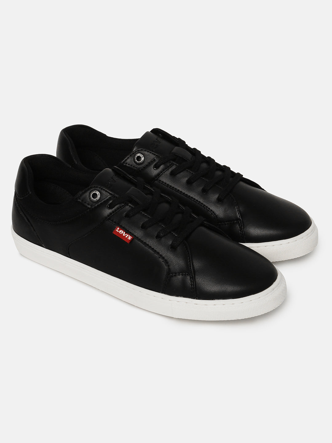 Men's Black Solid Shoes – Levis India Store Men's Black Solid Shoes – Levis India Store
