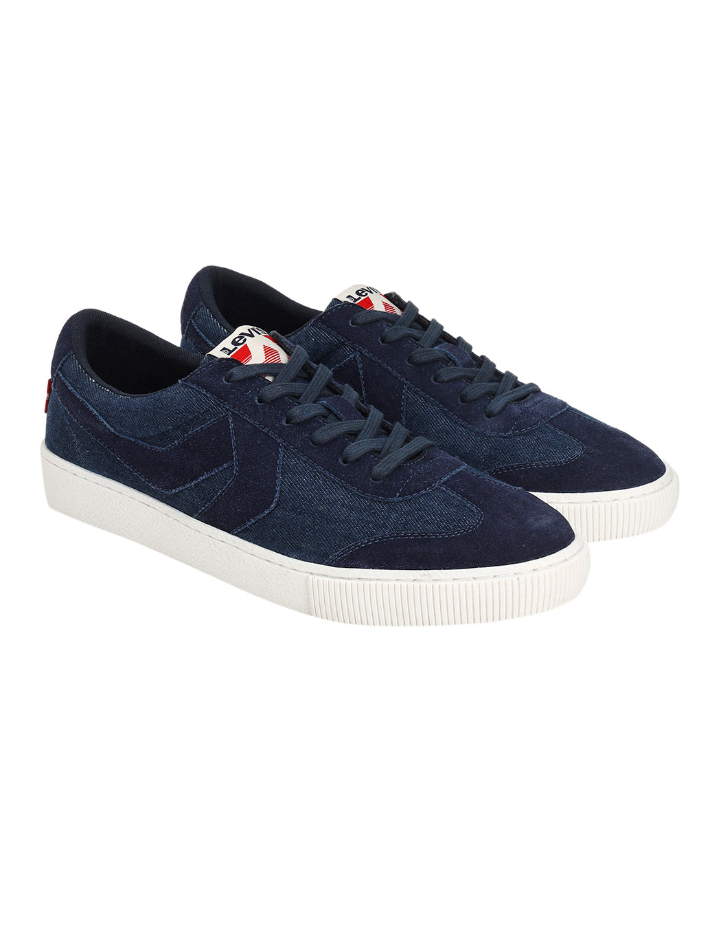 Men's Blue Solid Sneakers – Levis India Store - Main Image