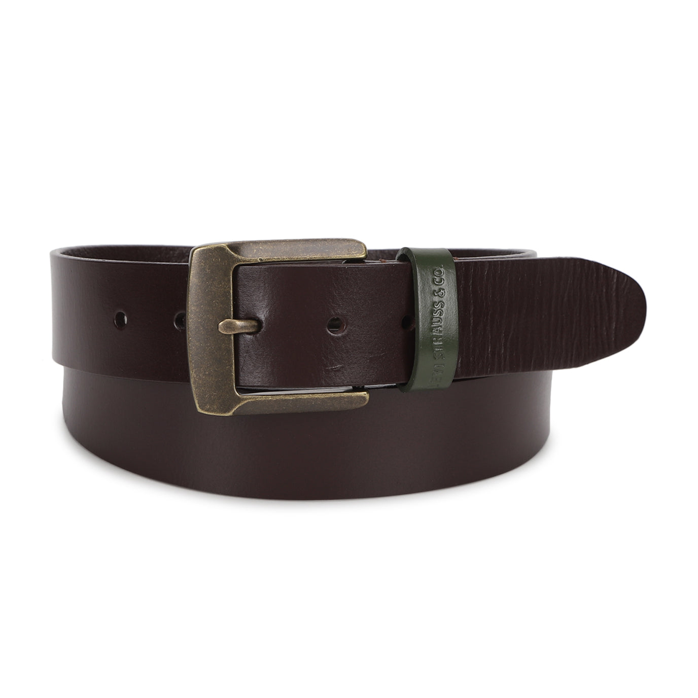 Men s Brown Solid Belt Levis India Store