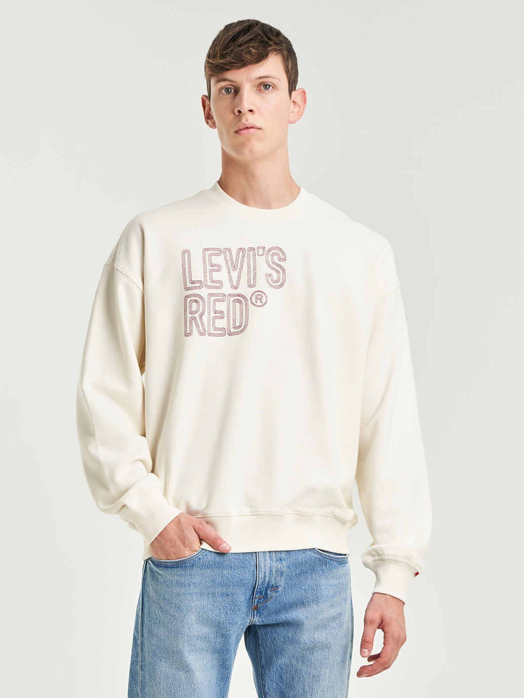 Levi Strauss Levi White Sweater Levi White Sweatshirt Sales