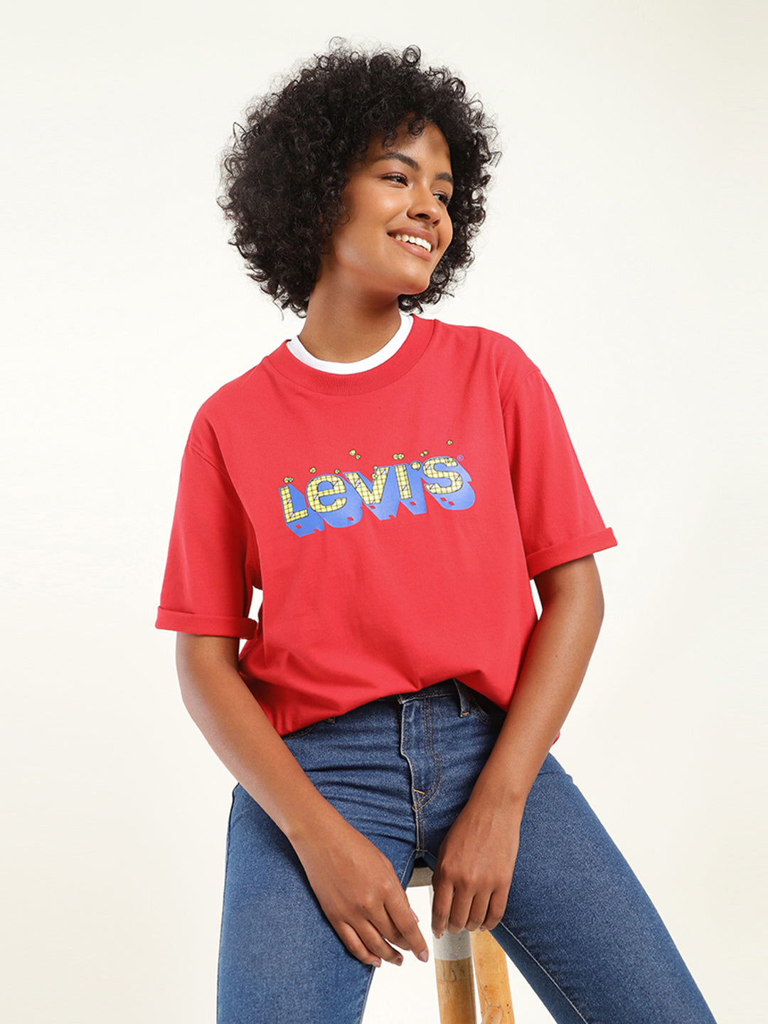 Jeans Long Baggy T Shirts Women's Women's Graphic Print