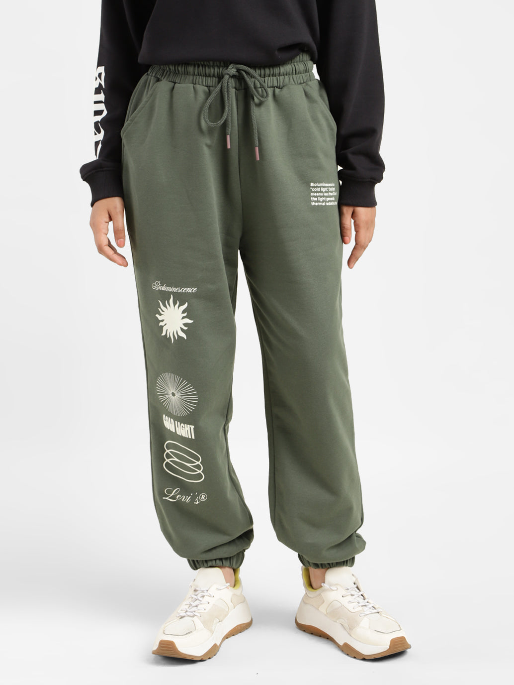 Women's High Rise relaxed Fit Joggers – Levis India Store