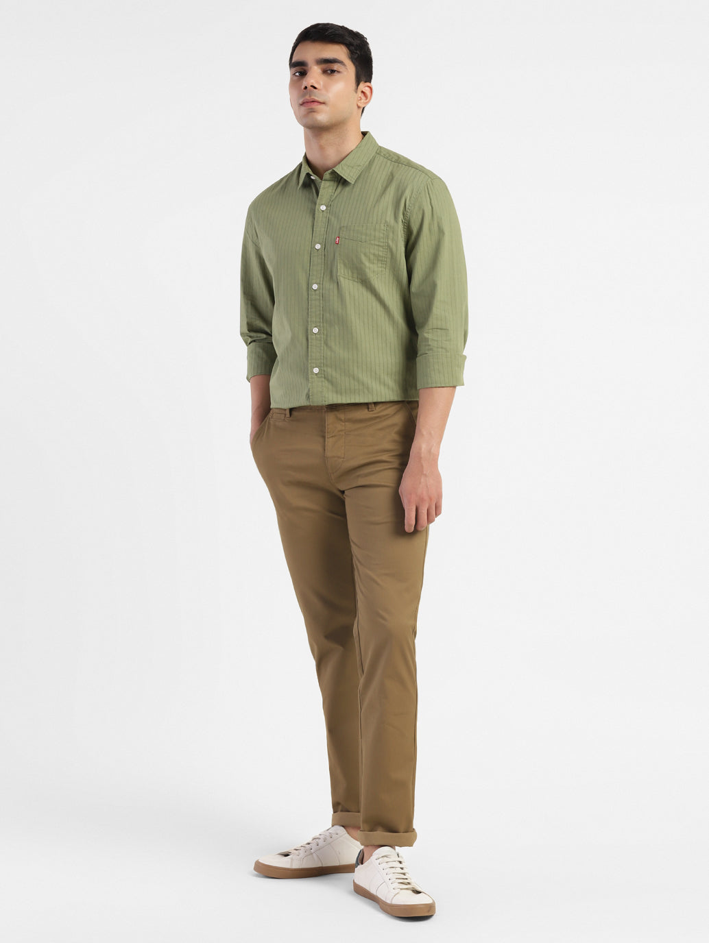Men's Slim Fit Trousers - Main Image