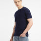 Men's Self Design Slim Fit T-shirt