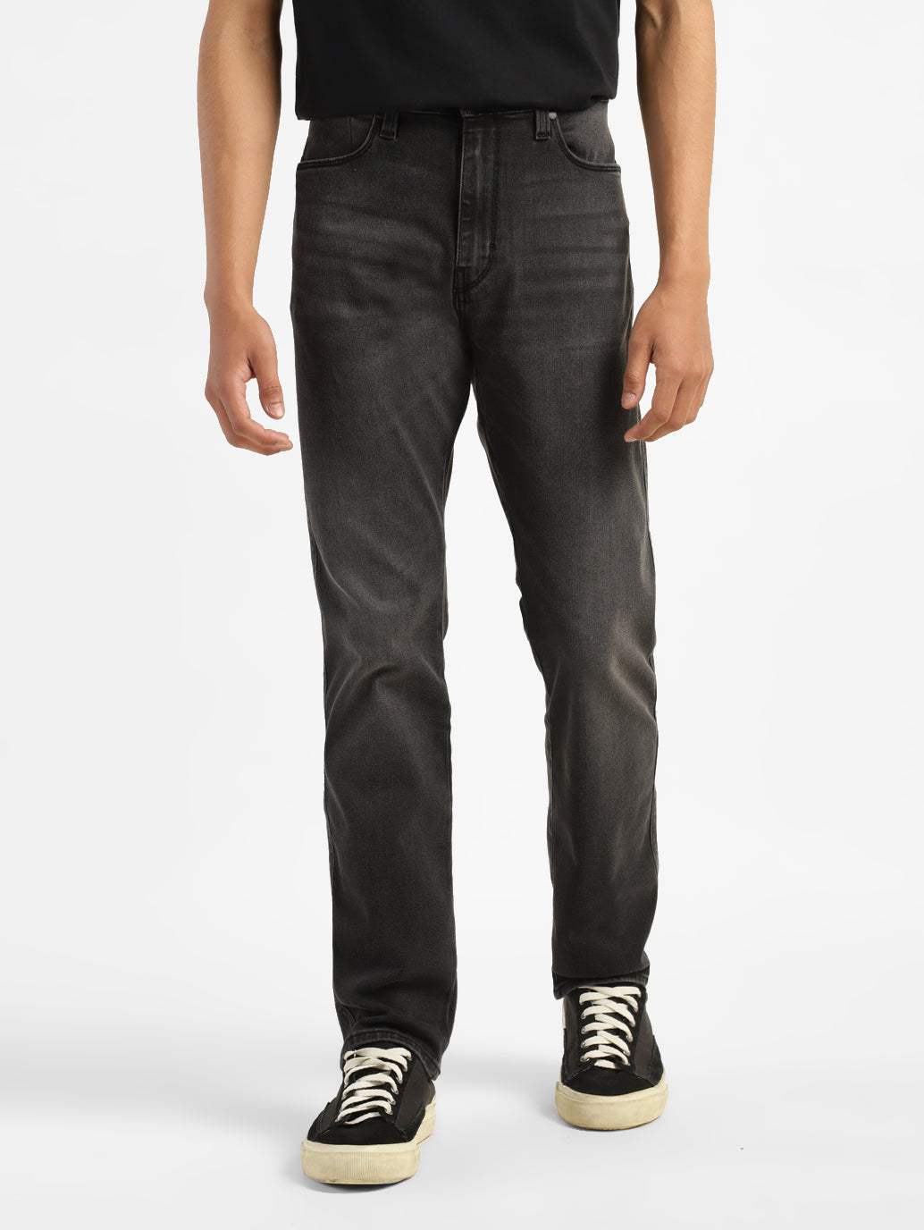 Men's 513 Grey Slim Straight Fit Mid Rise Jeans – Levis India Store
