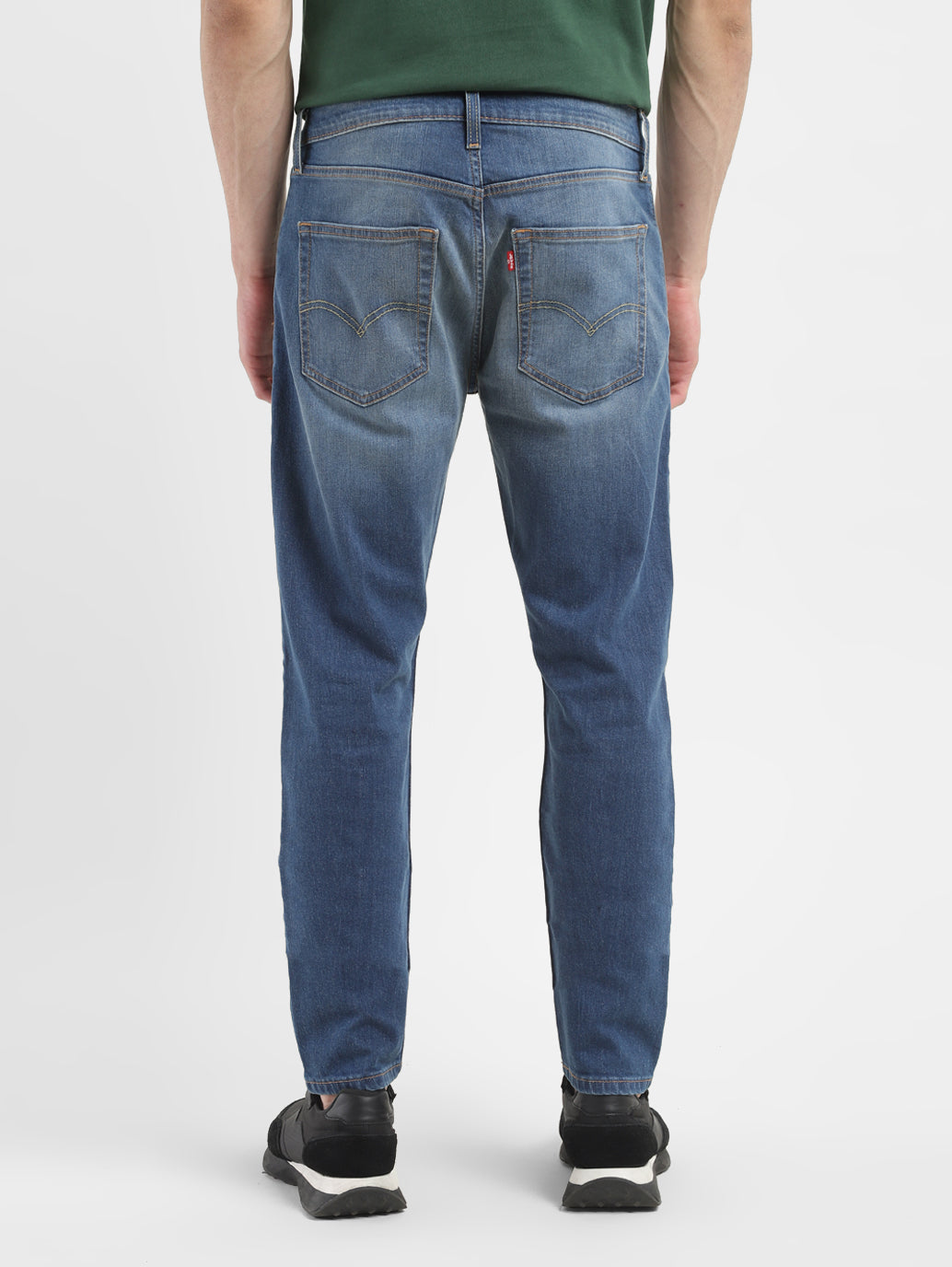 Men's 512 Dark Blue Slim Tapered Fit Jeans