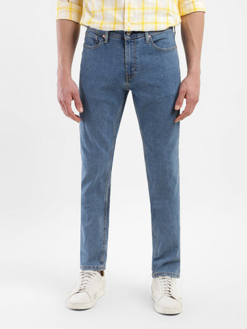 Men's 511 Blue Slim Fit Mid Rise Jeans