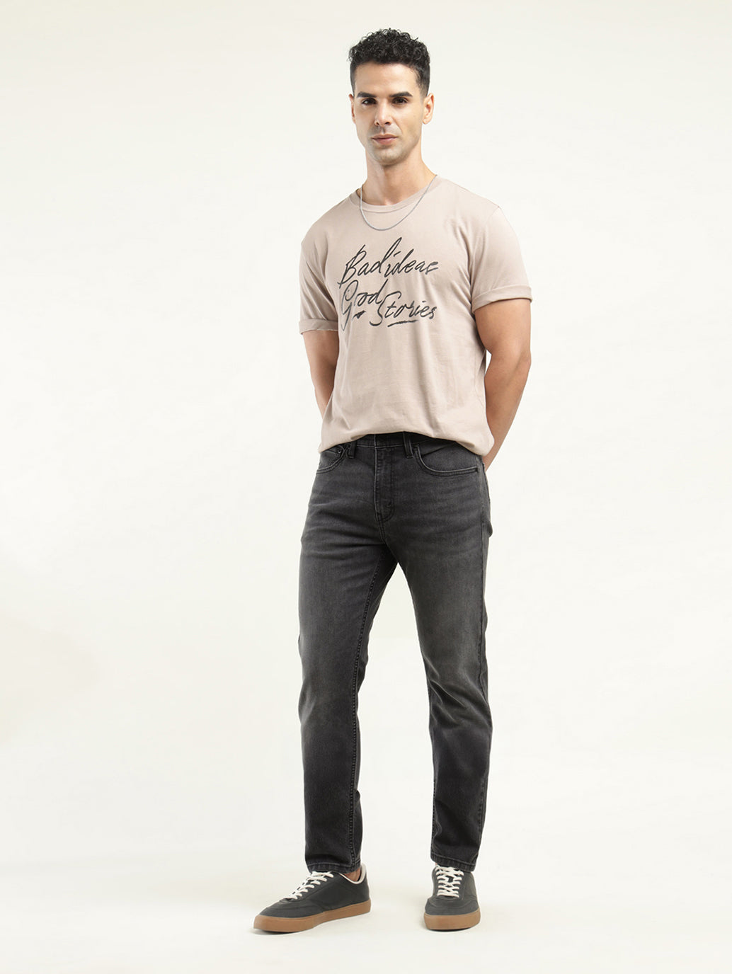 Men's 511 Charcoal Grey Slim Fit Mid Rise Jeans1