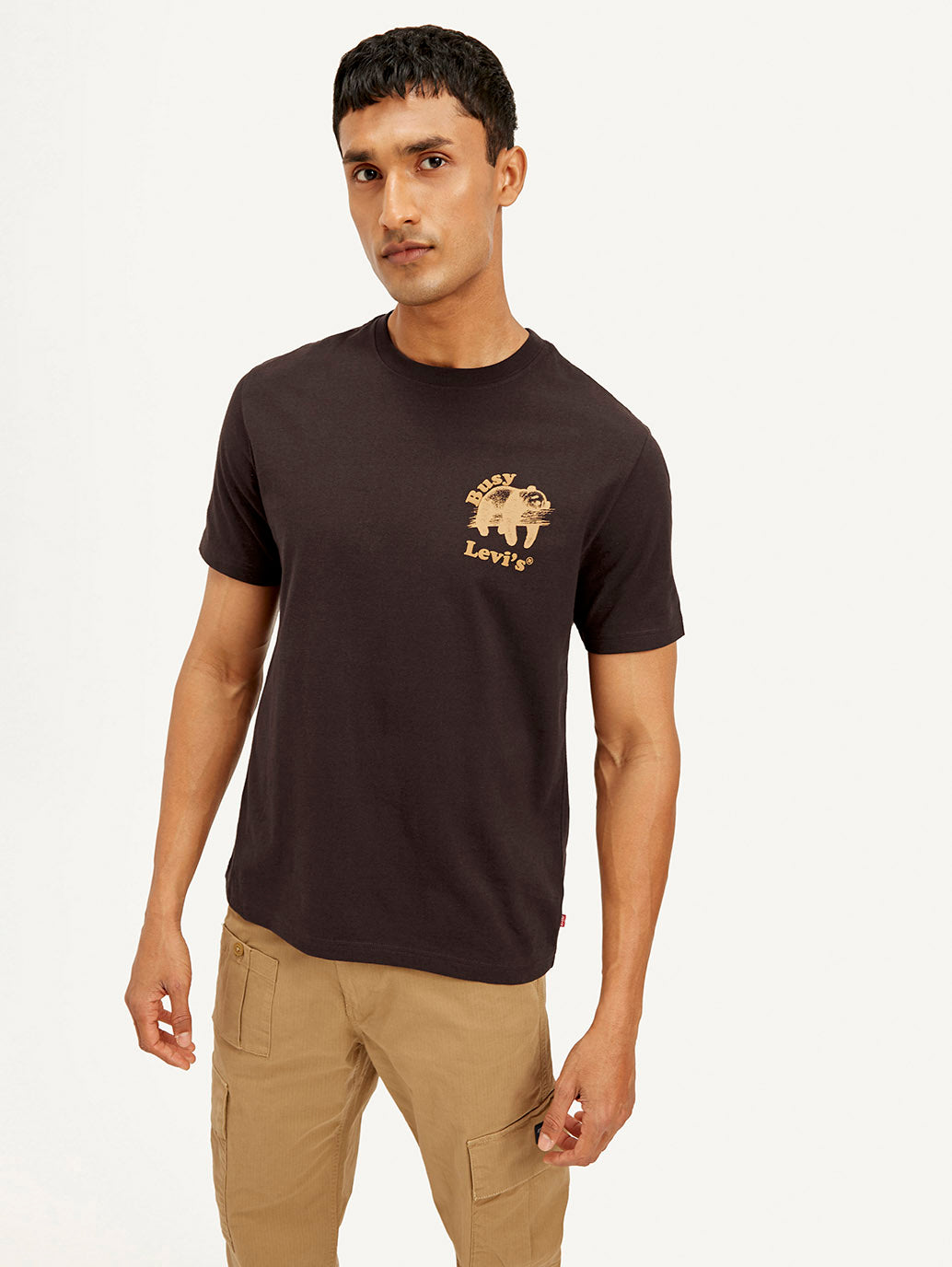 Men's Typography Crew Neck T-shirt