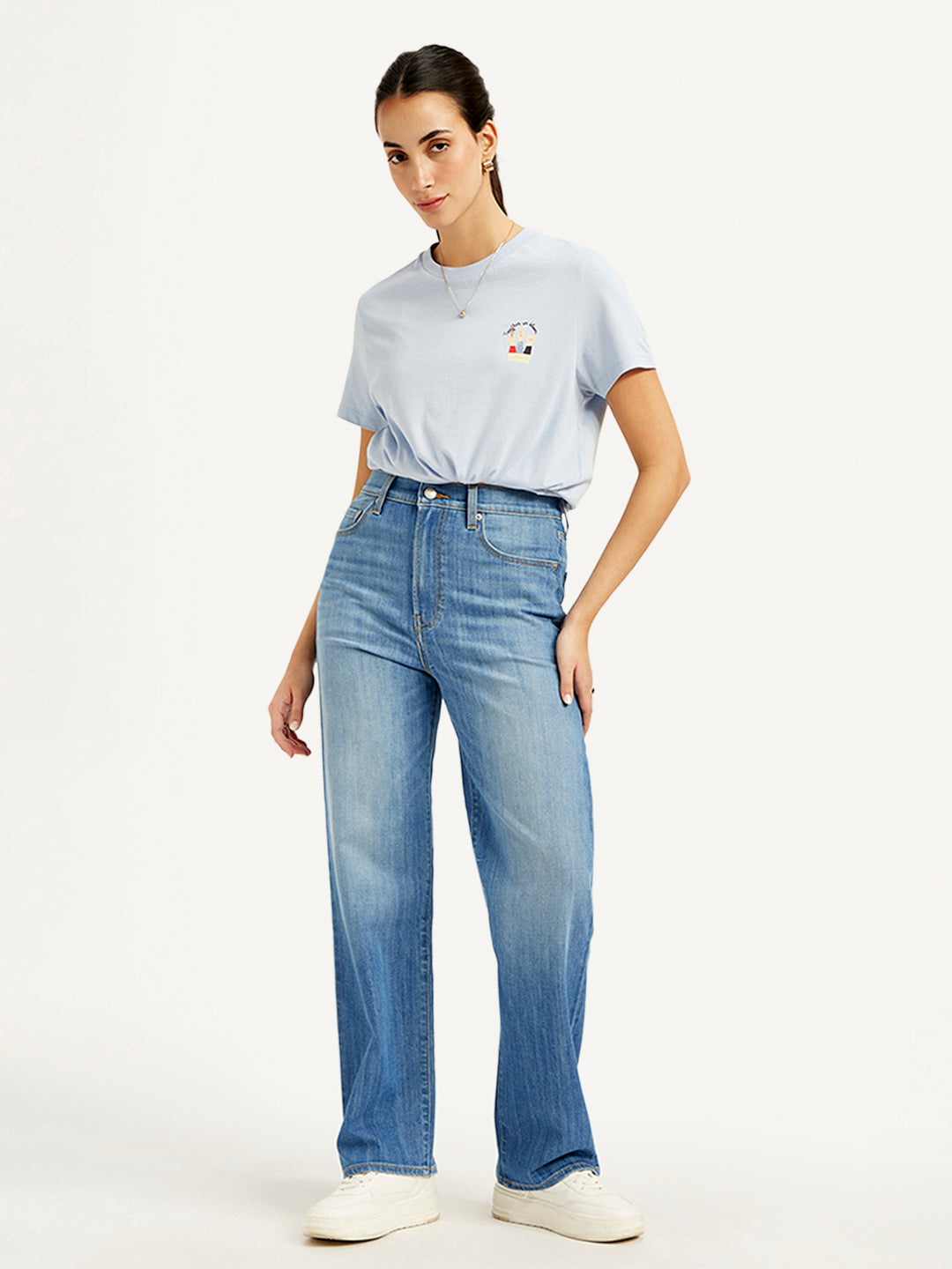 Ravika Low Rise Jeans - Blue