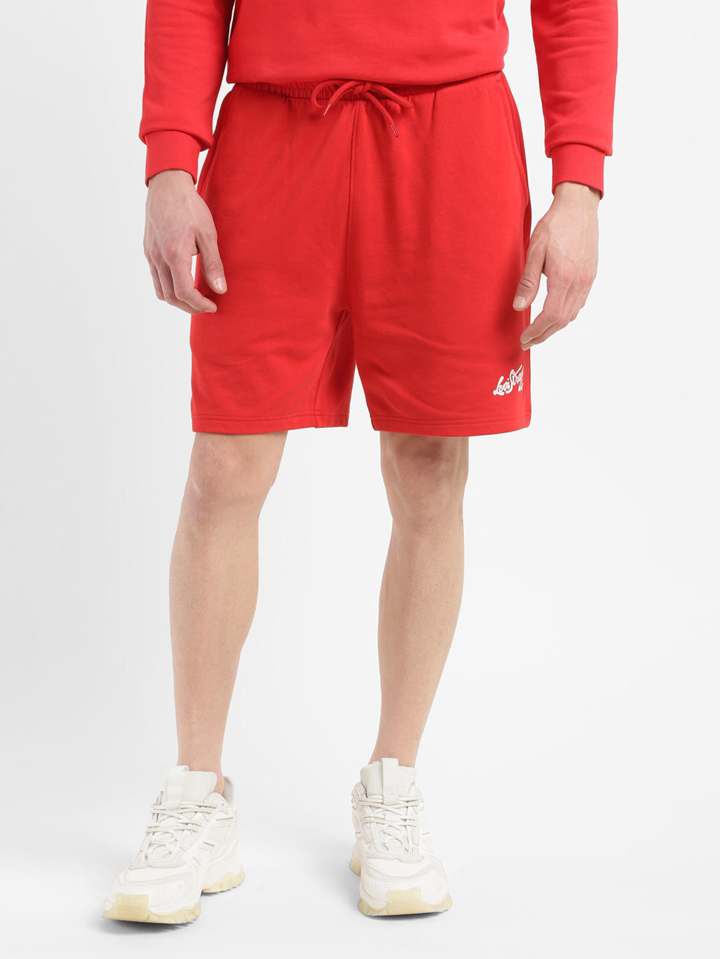 Men's Red Regular Fit Shorts