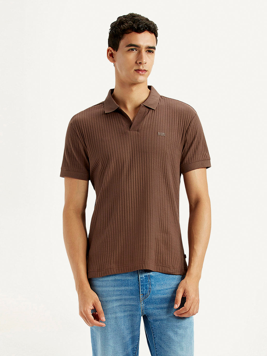 Men's Textured Slim Fit Polo T-shirt – Levis India Store