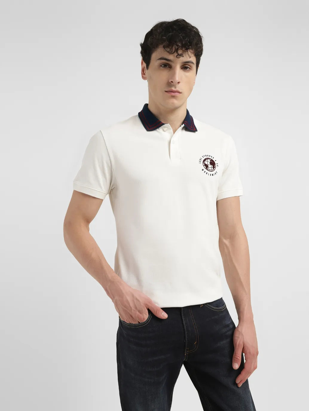 Mens polo t shirt slim fit on sale