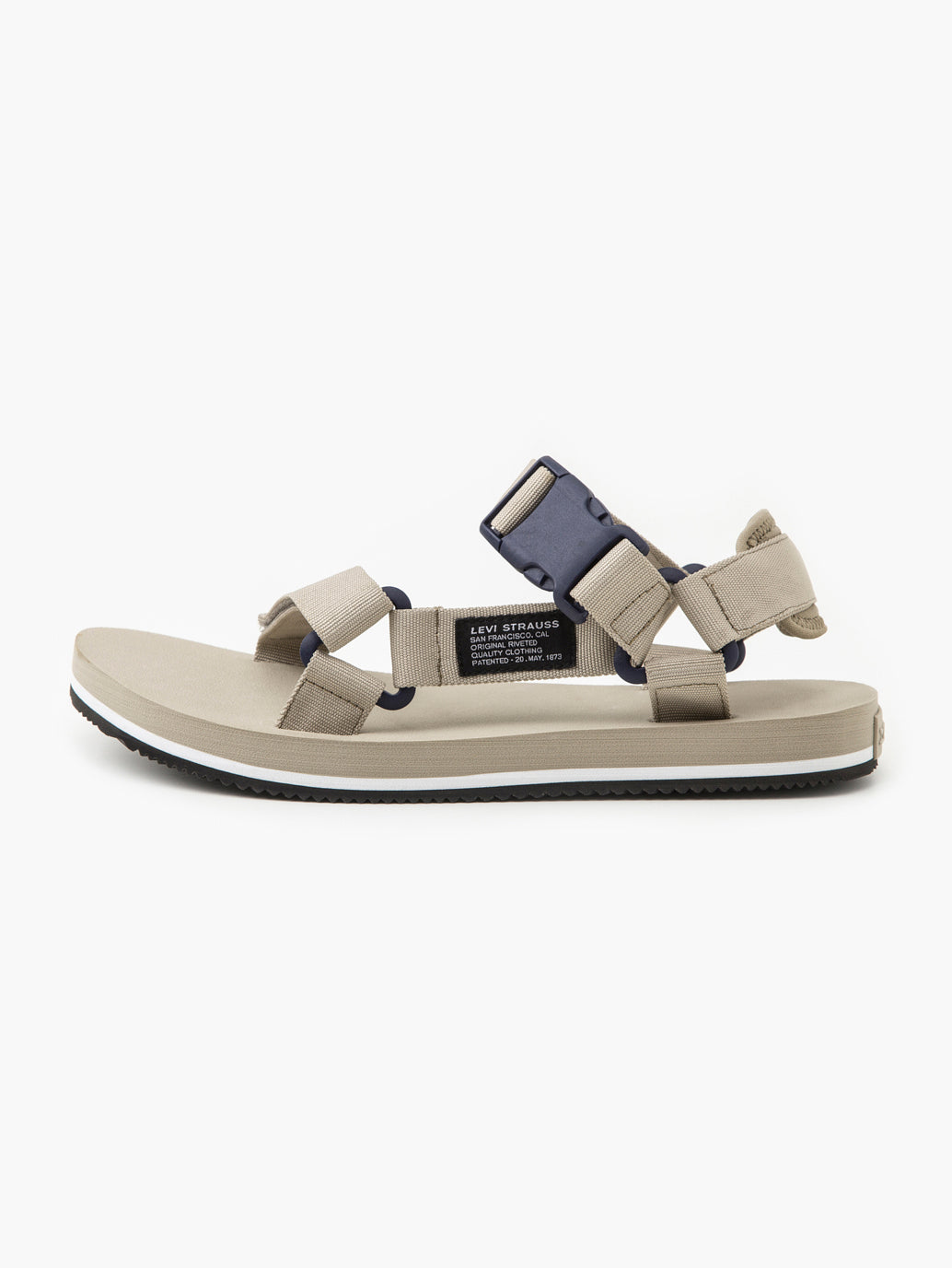 Men's Beige Solid Sandals – Levis India Store - Main Image
