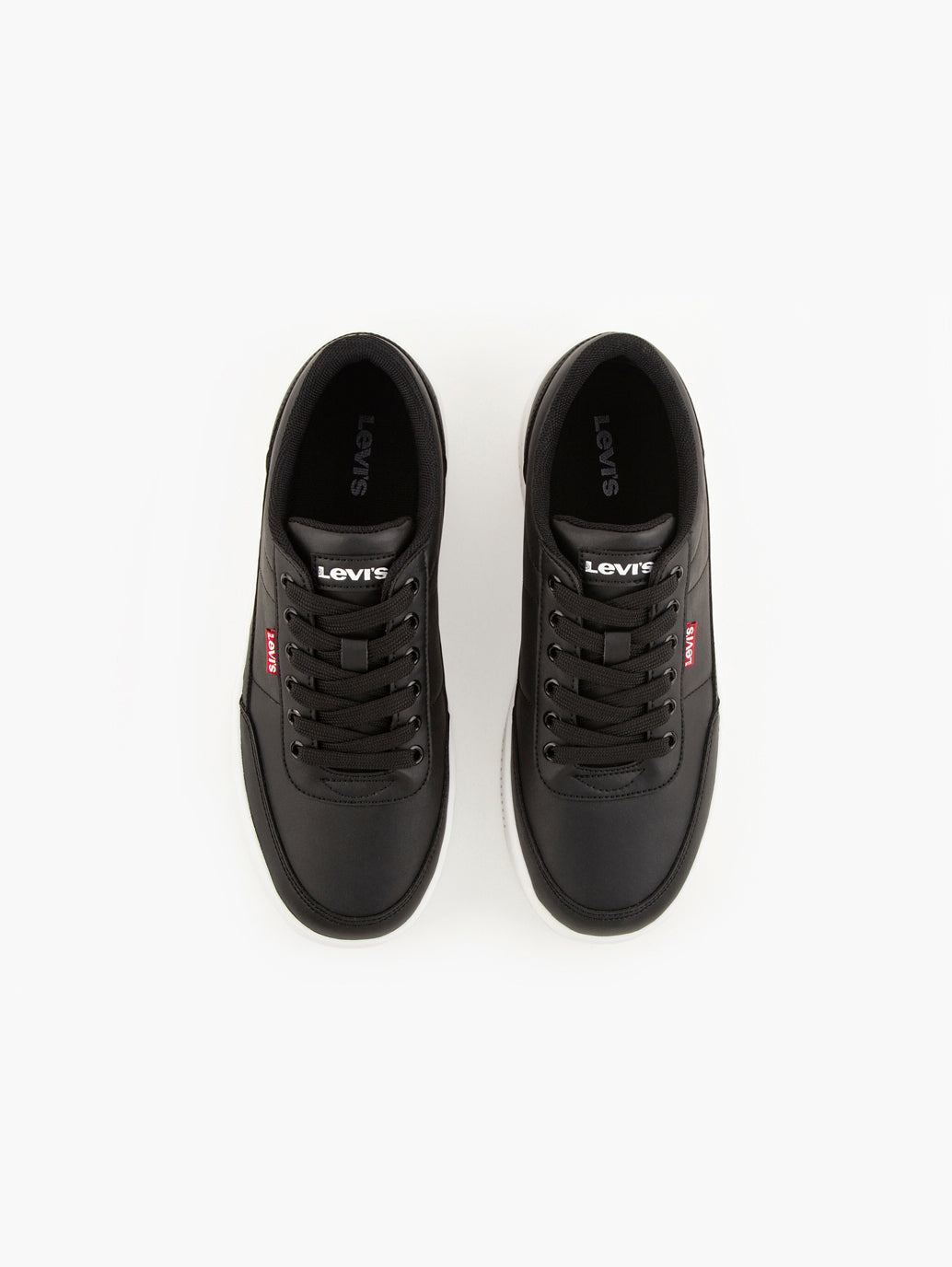 Women s Black Brand Logo Sneakers