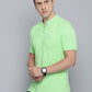 Men's Solid Slim Fit Henley Neck T-Shirt