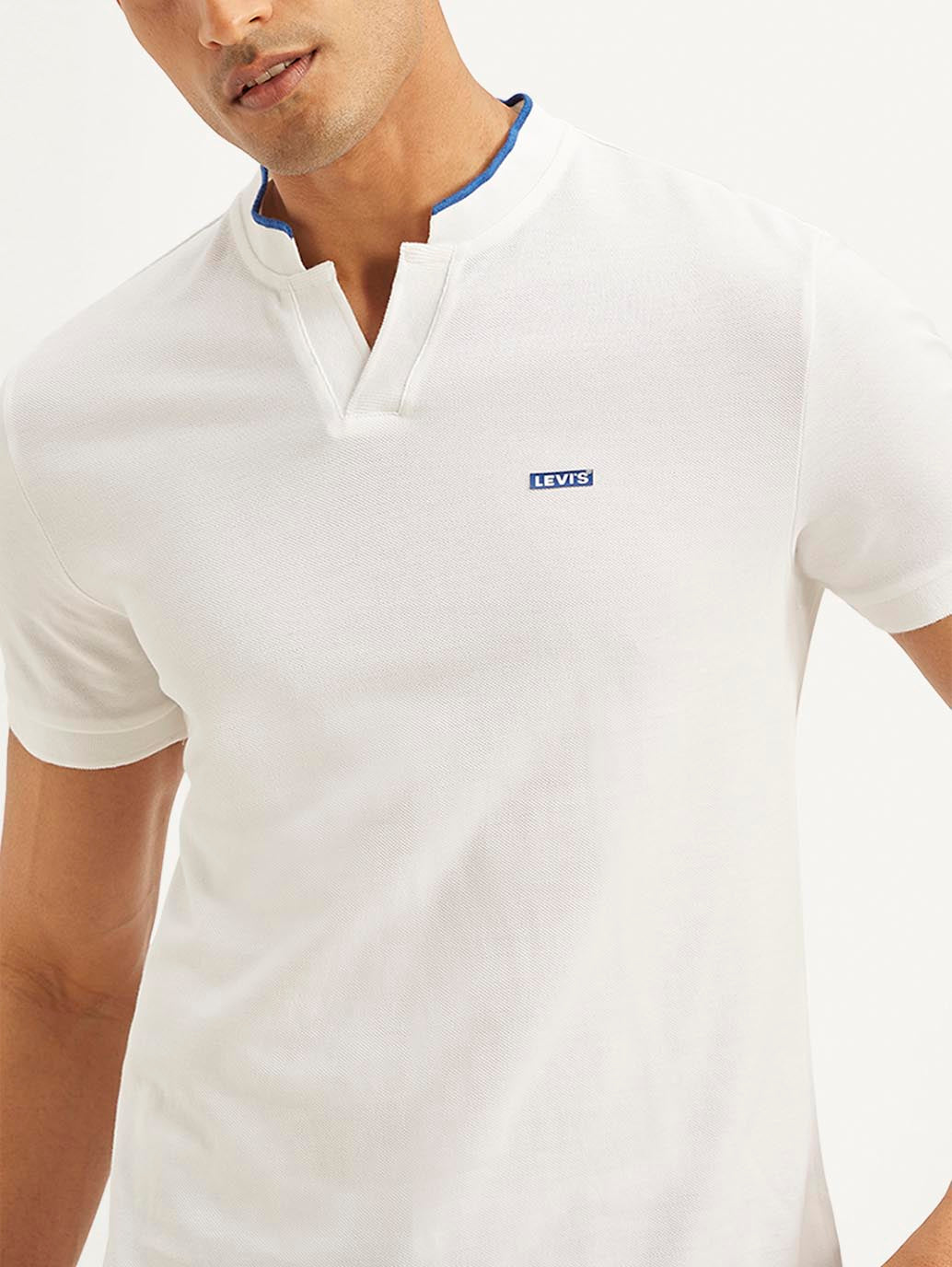 Men's Solid Slim Fit Polo T-shirt - 6c191f64-3f80-401f-a86c-a3d046155db1 View