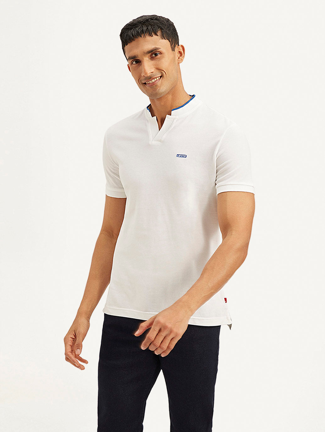 Men's Solid Slim Fit Polo T-shirt - 1b6d305f-2c2d-4cd2-97c5-412aba2d1d04 View