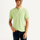 Men's Solid Slim Fit Polo T-shirt