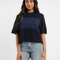 Women's Colorblock Round Neck T-Shirt - 5cbba7c9-9b4e-4d8e-af10-541704499500 View
