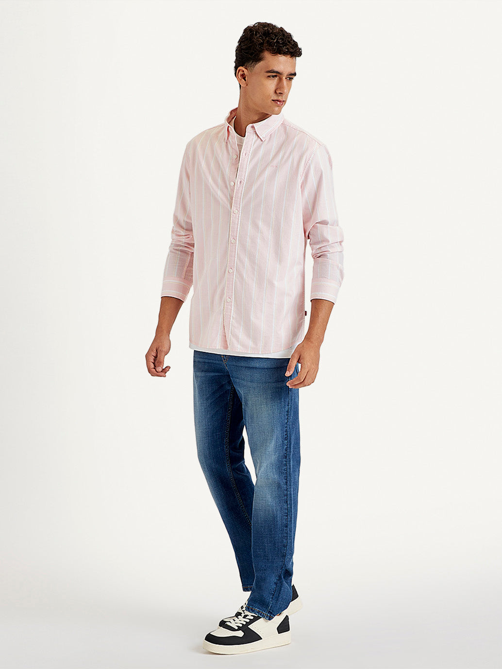 Men's Striped Slim Fit Shirt