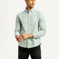 Men's Striped Slim Fit Shirt - Front View
