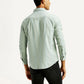 Men's Striped Slim Fit Shirt - Back View