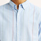 Men's Striped Slim Fit Shirt - Detail View