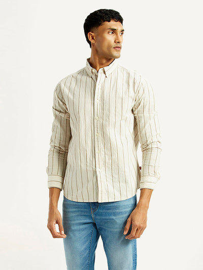 levi's Men's Striped Slim Fit Shirt-picture-26