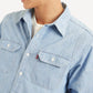 Men's Solid Slim Fit Denim Shirt