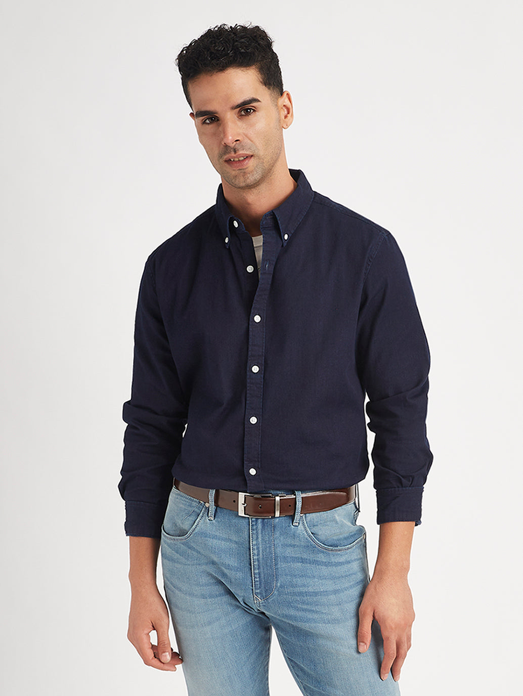 Men's Solid Slim Fit Shirt